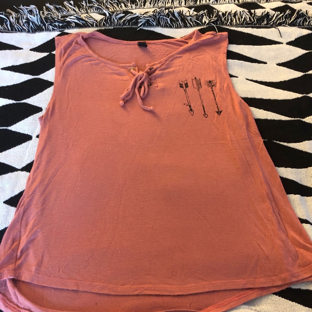 Peach blouse